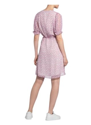 Neo Noir Wickelkleid Spang, Pink