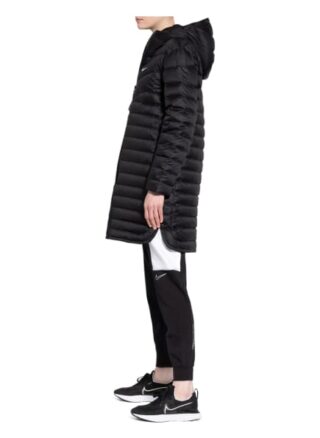 Nike Lightweight-Daunenmantel, Schwarz