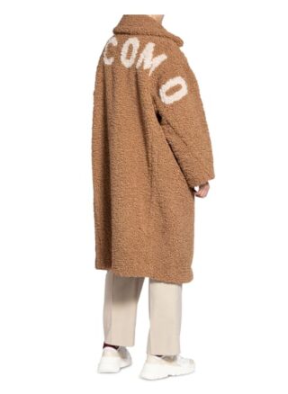 No.1 Como Teddyfell-Mantel, Beige