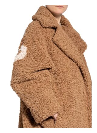 No.1 Como Teddyfell-Mantel, Beige