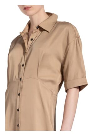 Norr Hemdblusenkleid Jade, Beige