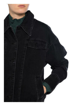 Norr Jeansjacke Kenzie, Schwarz