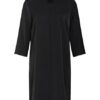 Norr Kleid Alby Mir 3/4-Arm, Schwarz