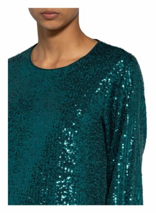 Norr Kleid Parker mit Paillettenbesatz, Grün