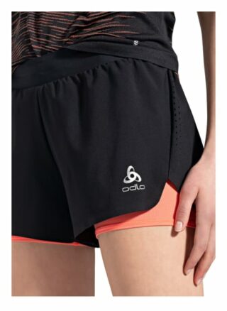 Odlo 2-in-1 Laufshorts Zeroweight, Schwarz