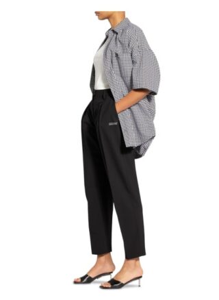 Off-White 7/8-Hose, Schwarz