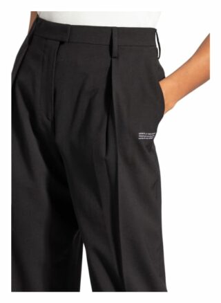 Off-White 7/8-Hose, Schwarz