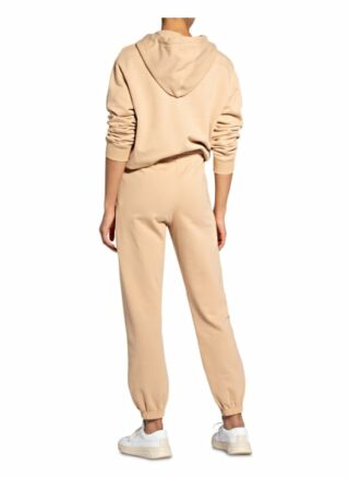Off-White Hose im Jogging-Stil, Beige