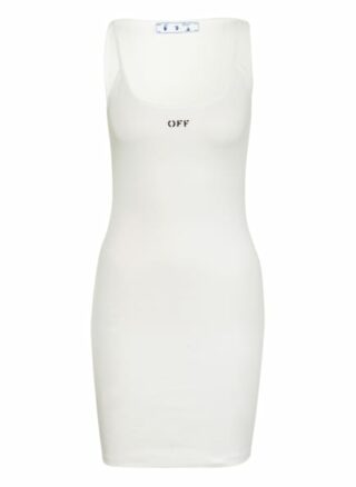 Off-White Jerseykleid, Weiß