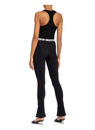 Off-White Leggings, Schwarz