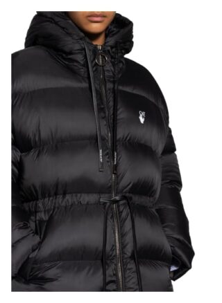 Off-White Lightweight-Daunenjacke, Schwarz