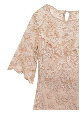 Olvi's Spitzenkleid mit 3/4-Arm, Pink