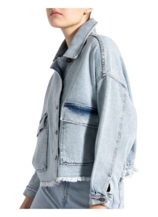 One More Story Jeansjacke, Blau