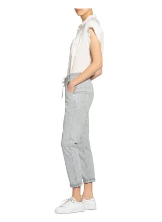 Opus 7/8-Boyfriend Jeans Letty, Blau