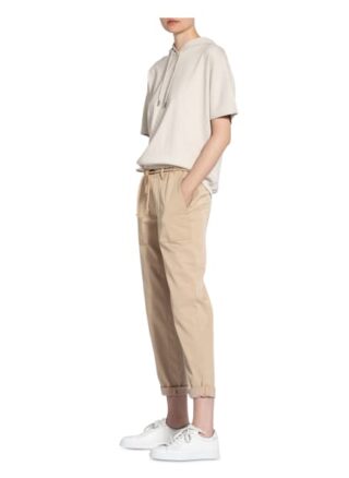 Opus Hose Melia im Jogging-Stil, Braun