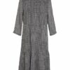 Opus Kleid Wilani mit 3/4-Arm, Schwarz