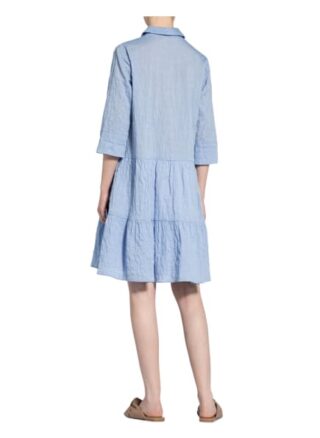 Opus Kleid Wriana mit 3/4-Arm, Blau