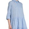 Opus Kleid Wriana mit 3/4-Arm, Blau