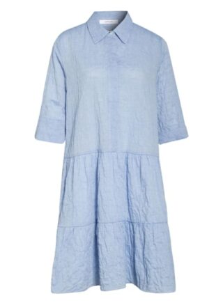 Opus Kleid Wriana mit 3/4-Arm, Blau