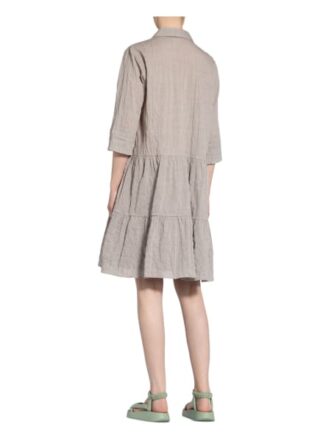 Opus Kleid Wriana mit 3/4-Arm, Braun