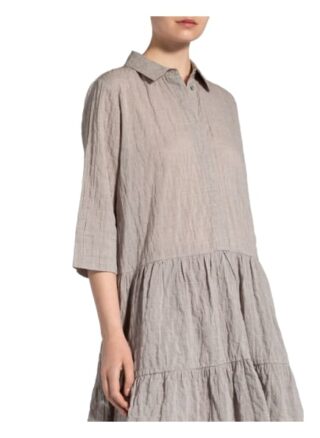 Opus Kleid Wriana mit 3/4-Arm, Braun