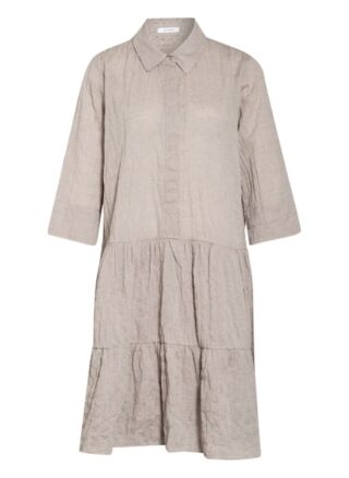 Opus Kleid Wriana mit 3/4-Arm, Braun