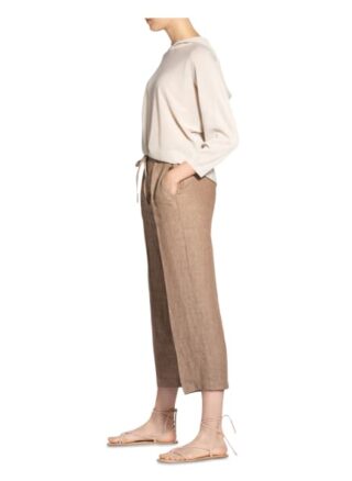 Opus Leinen-Culotte Maritta, Braun