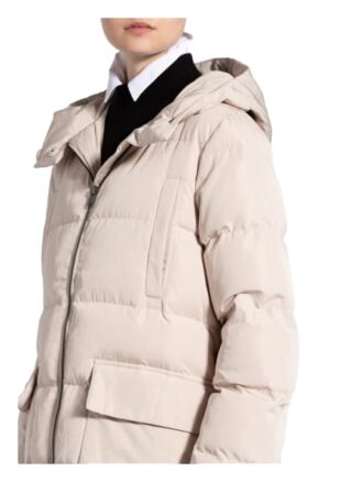 Opus Oversized-Steppjacke Hosina, Braun