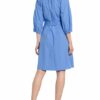 Ottod'ame Kleid mit 3/4-Arm, Blau