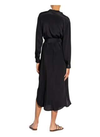 Ottod'ame Kleid mit Seide, Schwarz