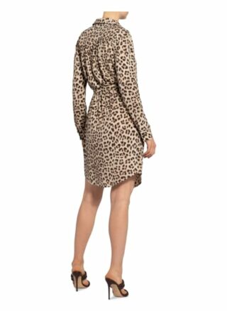 Oui Hemdblusenkleid, Beige