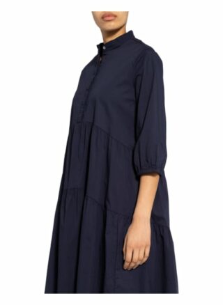 Oui Kleid mit 3/4-Arm, Blau