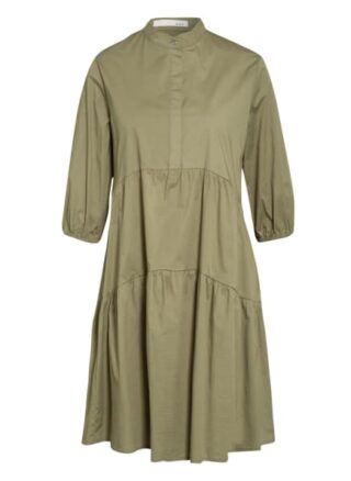Oui Kleid mit 3/4-Arm, Grün