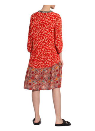 Oui Kleid mit 3/4-Arm, Rot