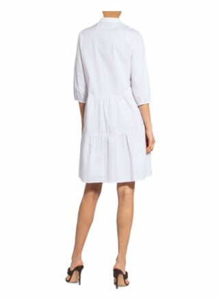 Oui Kleid mit 3/4-Arm, Weiß