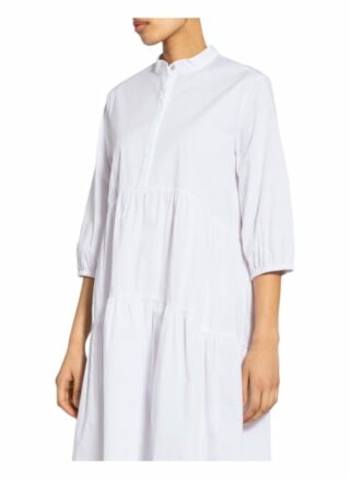 Oui Kleid mit 3/4-Arm, Weiß