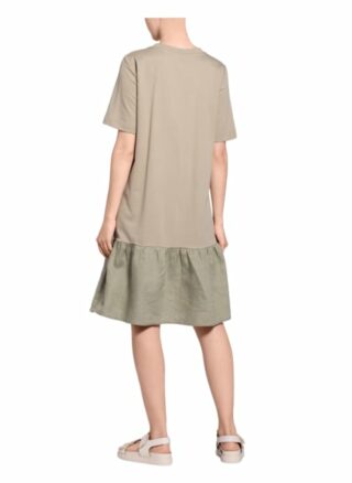 Oui Kleid mit Leinen, Grün