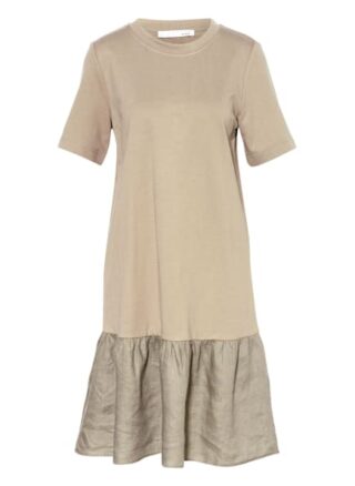 Oui Kleid mit Leinen, Grün