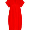 Oui Leinenkleid, Rot