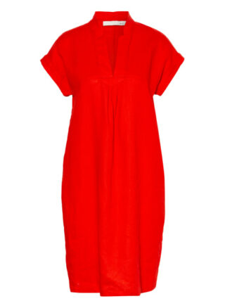 Oui Leinenkleid, Rot