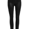 Paige Coated Jeans Hoxton Ankle, Schwarz
