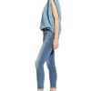 Paige Skinny Jeans Hoxton Crop, Blau