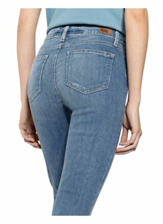 Paige Skinny Jeans Hoxton Crop, Blau