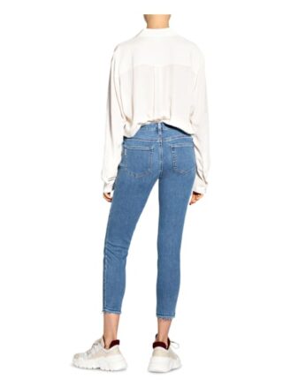 Paige Verdugo Ankle Skinny Jeans Damen, Blau