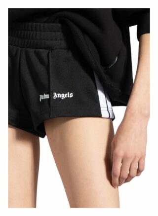 Palm Angels Shorts mit Galonstreifen, Schwarz