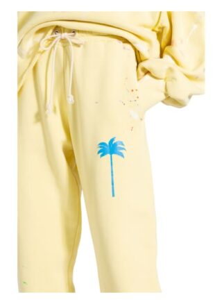 Palm Angels Sweatpants Palm Tree, Gelb
