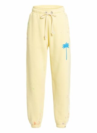 Palm Angels Sweatpants Palm Tree, Gelb