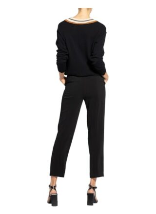 PATRIZIA PEPE Cigarettenhose Damen, Schwarz