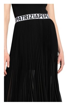 Patrizia Pepe Plisseerock, Schwarz