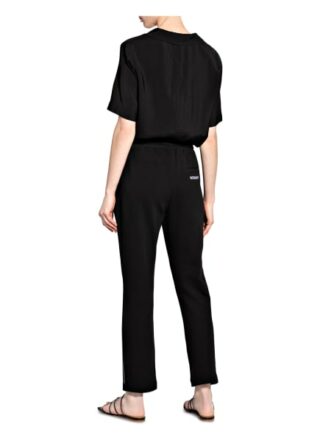 Patrizia Pepe Sweatpants mit Schmucksteinbesatz, Schwarz